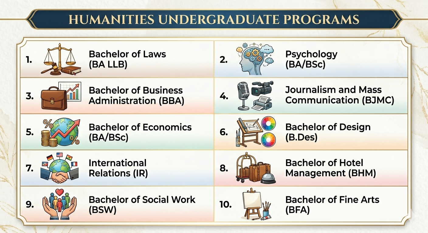 List of Humanities Programs 