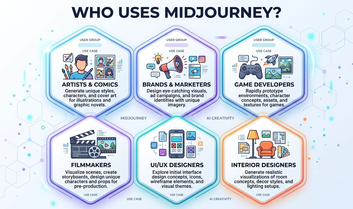 Uses Midjourney